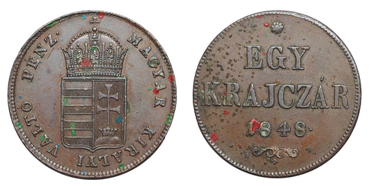 Szabadságharc 1 krajcár 1848